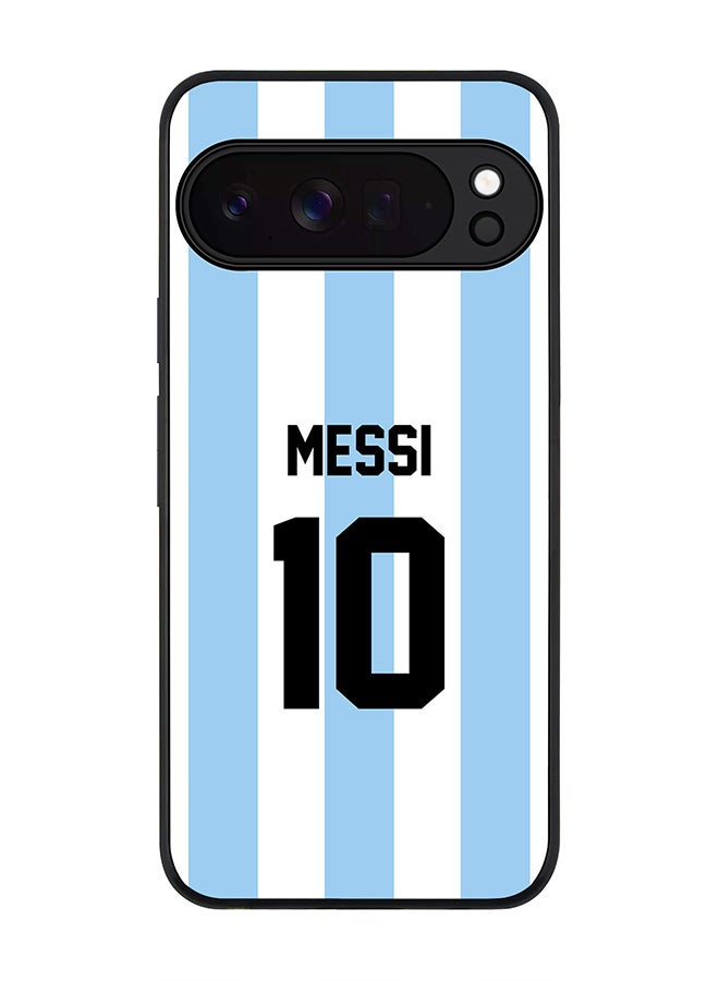 For Google Pixel 10 Pro Case,Slim fit Camera Protection, Shockproof Thin Phone cover  - Football - Argentina,  Messi